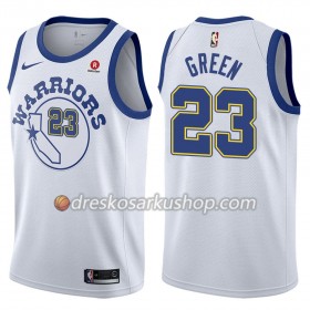 Muški NBA Dres Golden State Warriors Draymond Green 23 Nike 2017-18 Hardwood Classics Bijela Swingman